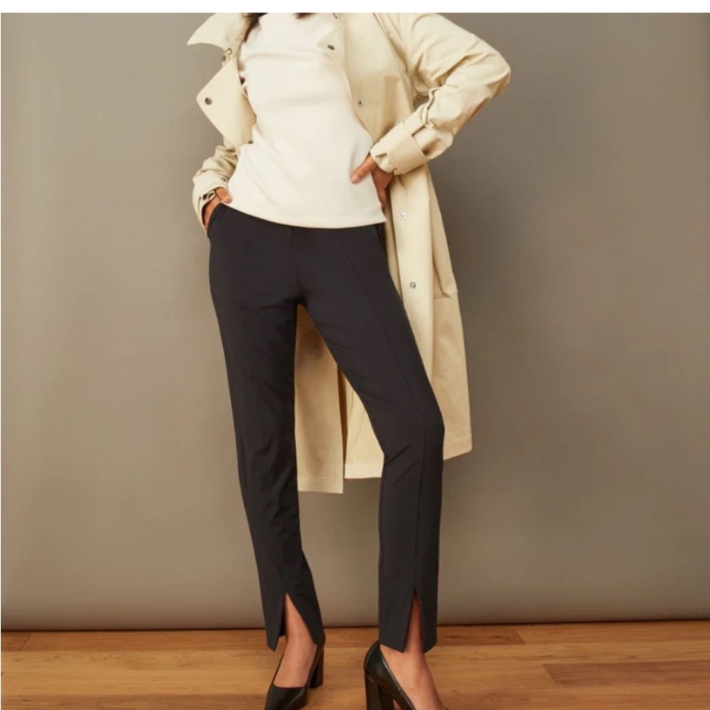 Aday Slim Straight Up Pants, Size Small